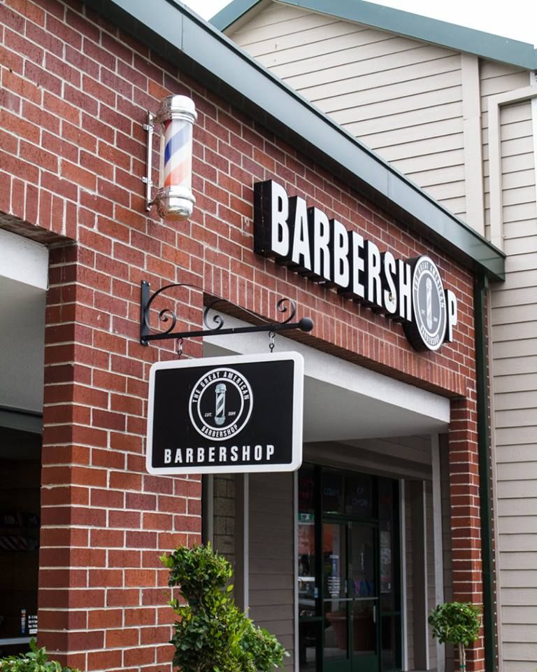Fachada de la barbería